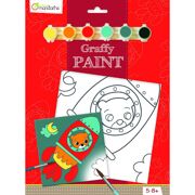 Schilderdoek Graffy Paint Beer met raket - Avenue Mandarine PP017